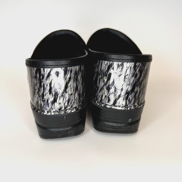 Dansko Nursing Clogs Womens 38 Black Waves Professional Workwear *no insoles* - Picture 3 of 9